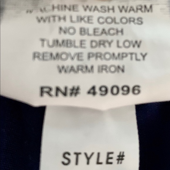 Navy scrub pants - Picture 7 of 7